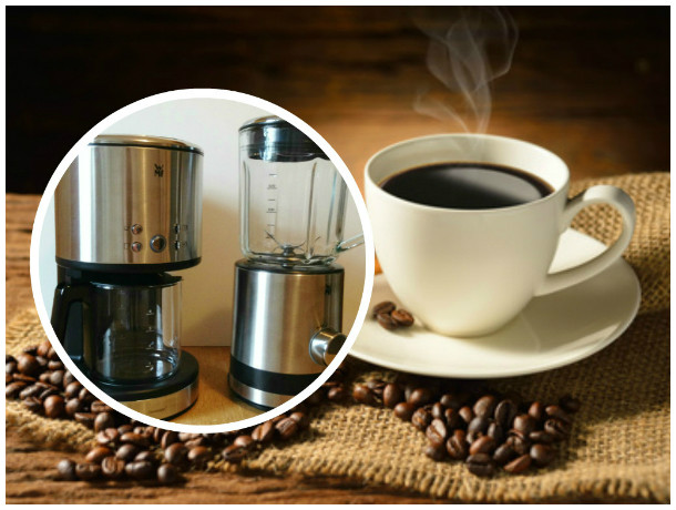 WMF Küchenminis: AromaOne Kaffeefiltermaschine + Kompaktmixer
