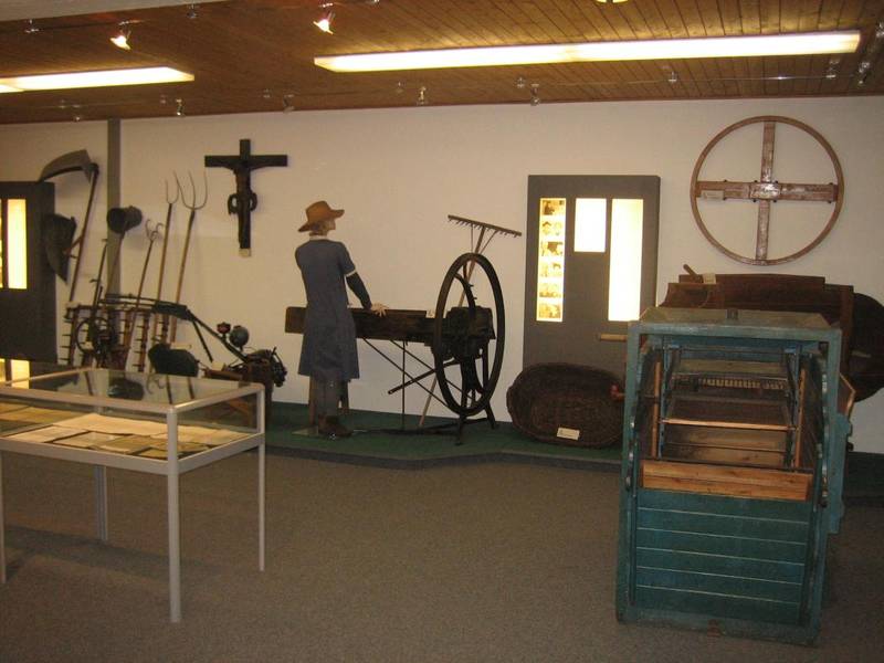 Anbau Werkzeug und Maschinen im Pfefferminzemuseum