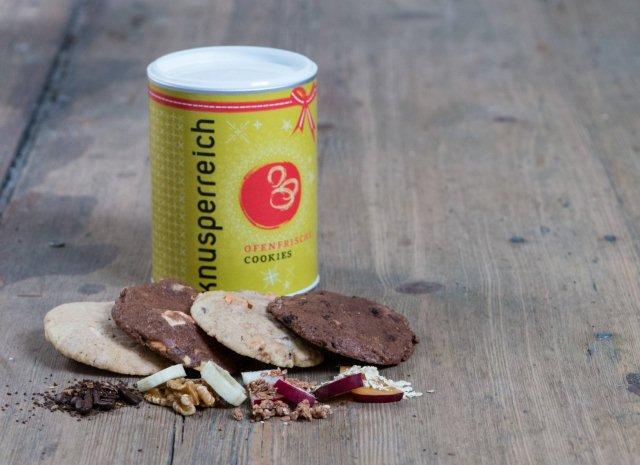 Knusperreich.de bietet handgefertigte Cookies in Bio Qualität
